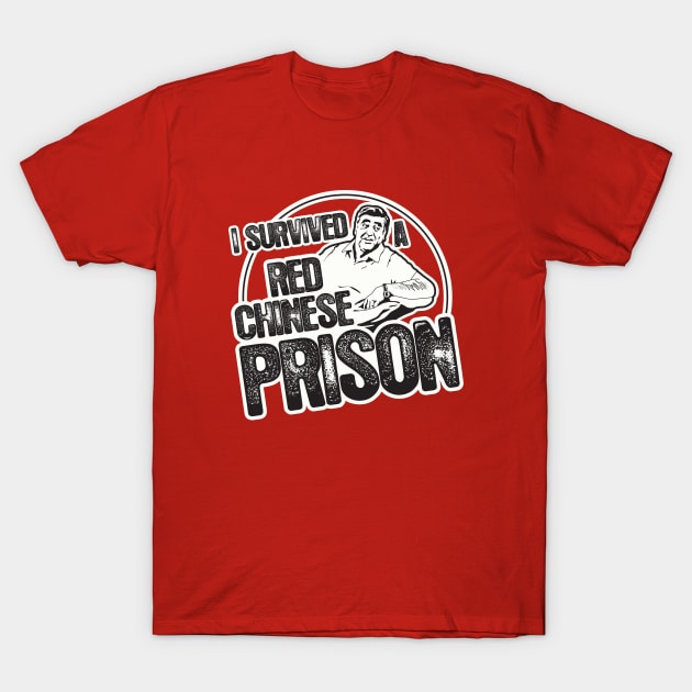 Red Chinese Prison T-Shirt by Chewbaccadoll